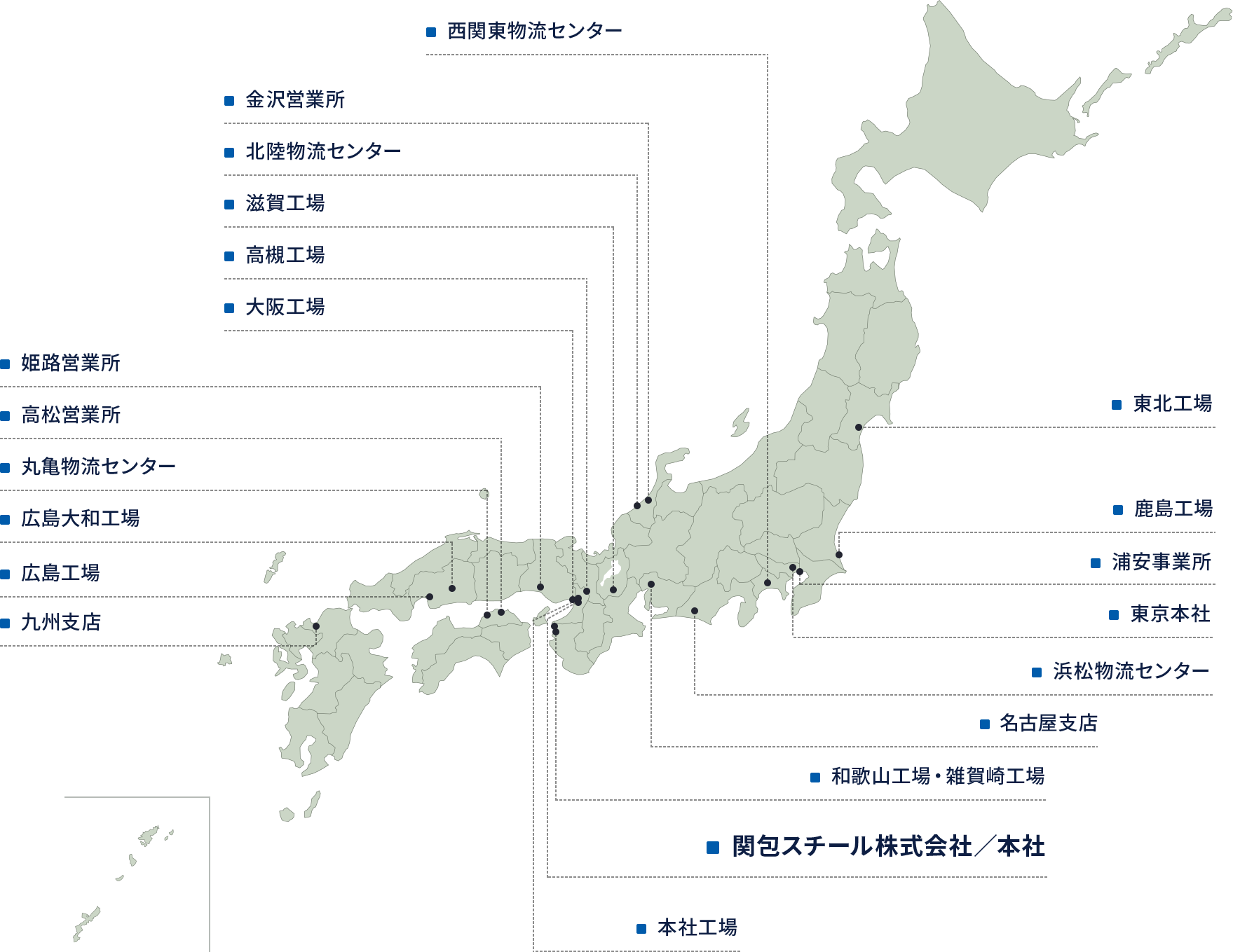 事業所一覧マップ